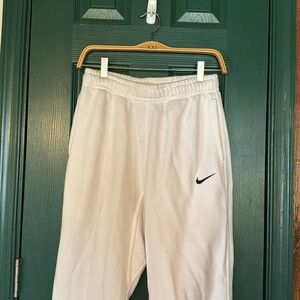 Nike White Sweatpants